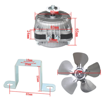 Kühlschrank motor mit haltebügel 220v lüftermotor kühlgerät kühlschrank ventilator 25-90w kühlschran