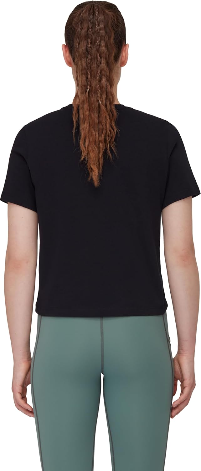 Mammut Damen Massone T-Shirt Cropped Women Patch T-Shirt (1er Pack) XS Schwarz, XS Schwarz
