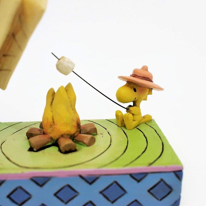 Peanuts by Jim Shore Campfire Friends (Snoopy &amp; Woodstock) "Campfire Friends" (Freunde am Lagerfeuer