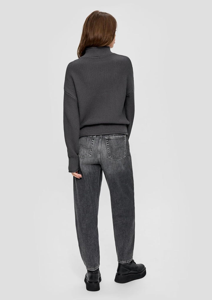 s.Oliver Damen Pullover L 9858 Grau, L 9858 Grau