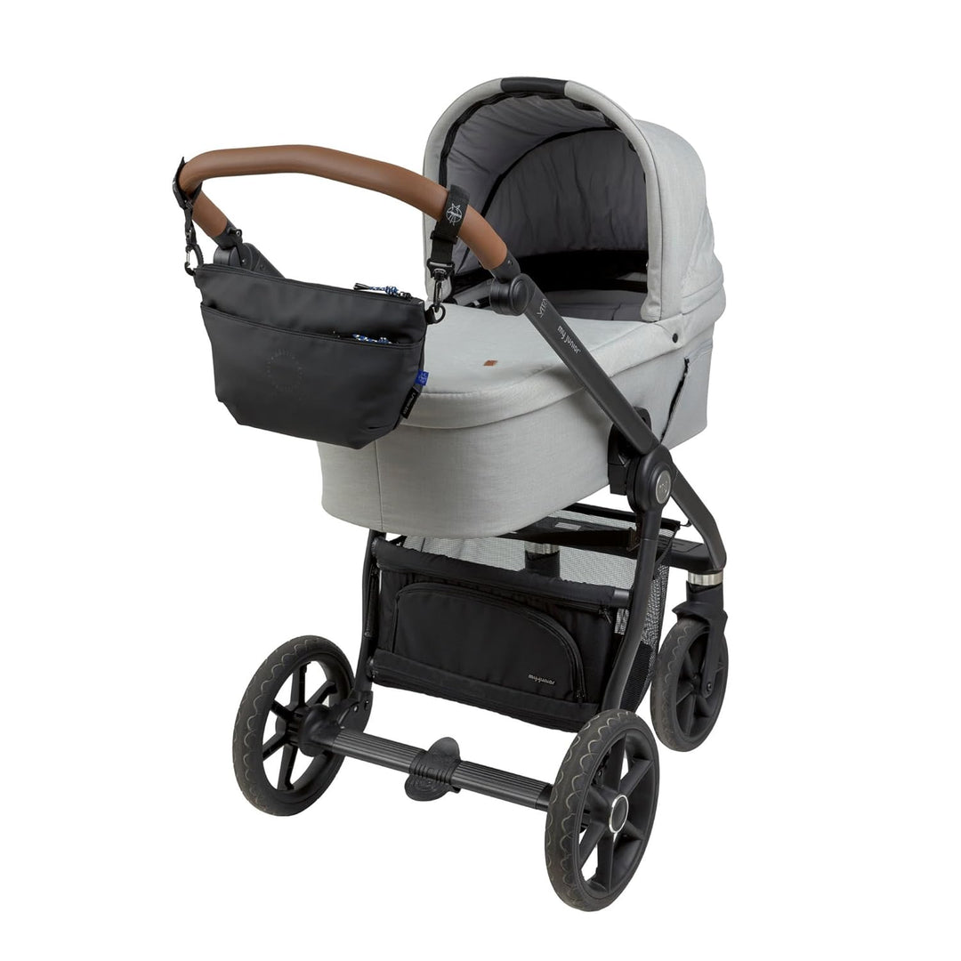 LÄSSIG Baby Kinderwagenorganizer Umhängetasche Kinderwagentasche inkl. Kinderwagenbefestigung/Buggy