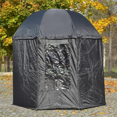 A&N Schirmzelt Angelschirm 250x240cm 45° winkelbar Anglerschirm wasserdicht Nylon