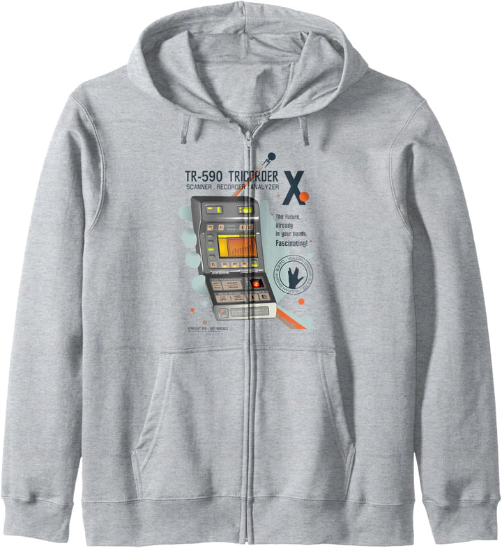 Star Trek TR-590 Tricorder X Fan Art Kapuzenjacke