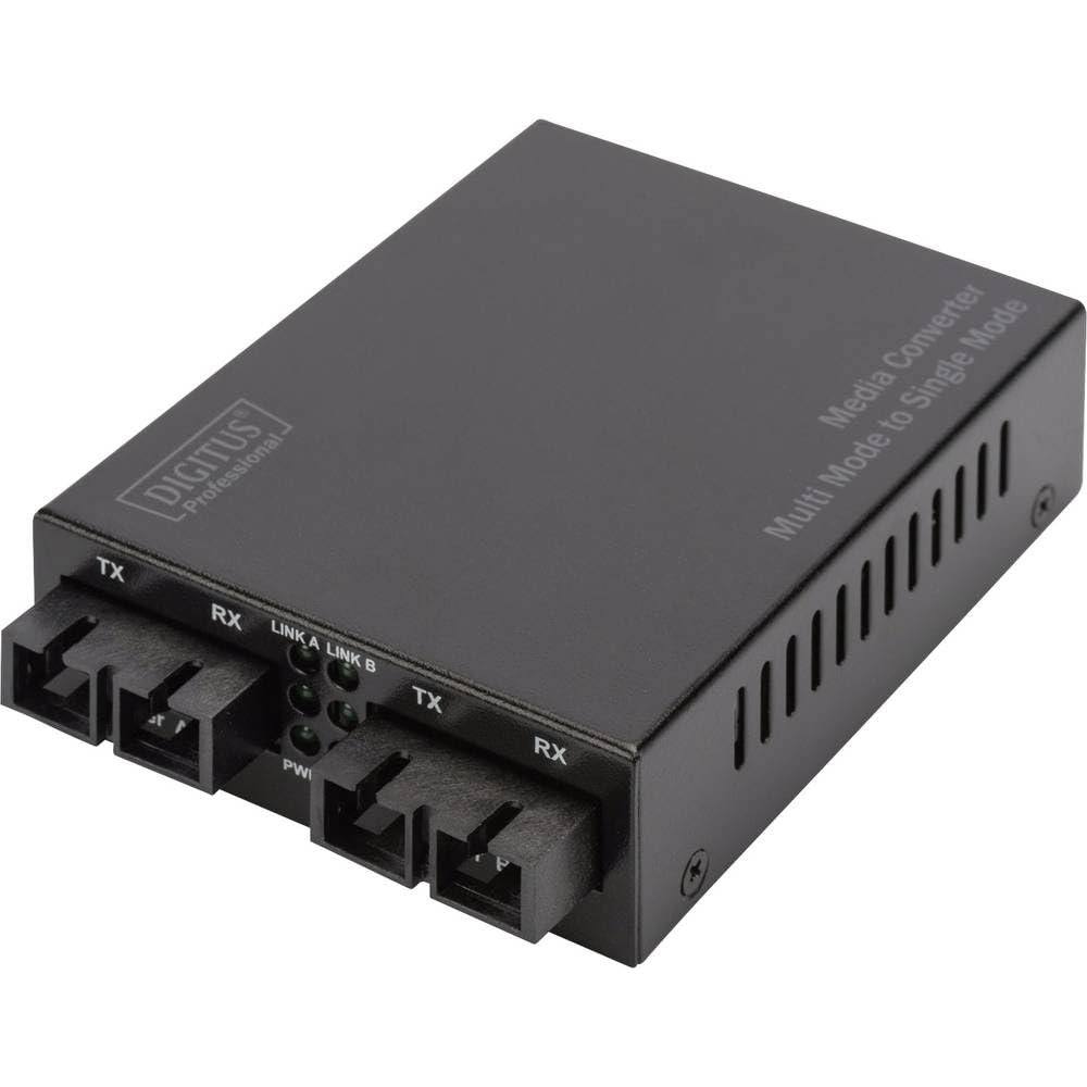 DIGITUS Medienkonverter - Multimode / Singlemode - Gbit Ethernet - SC zu SC - 850nm / 1310nm Wellenl