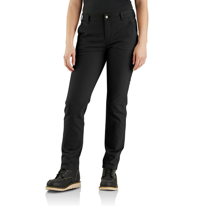 Carhartt Damen The Essential Canvas Pant Arbeitshose 38 Schwarz, 38 Schwarz