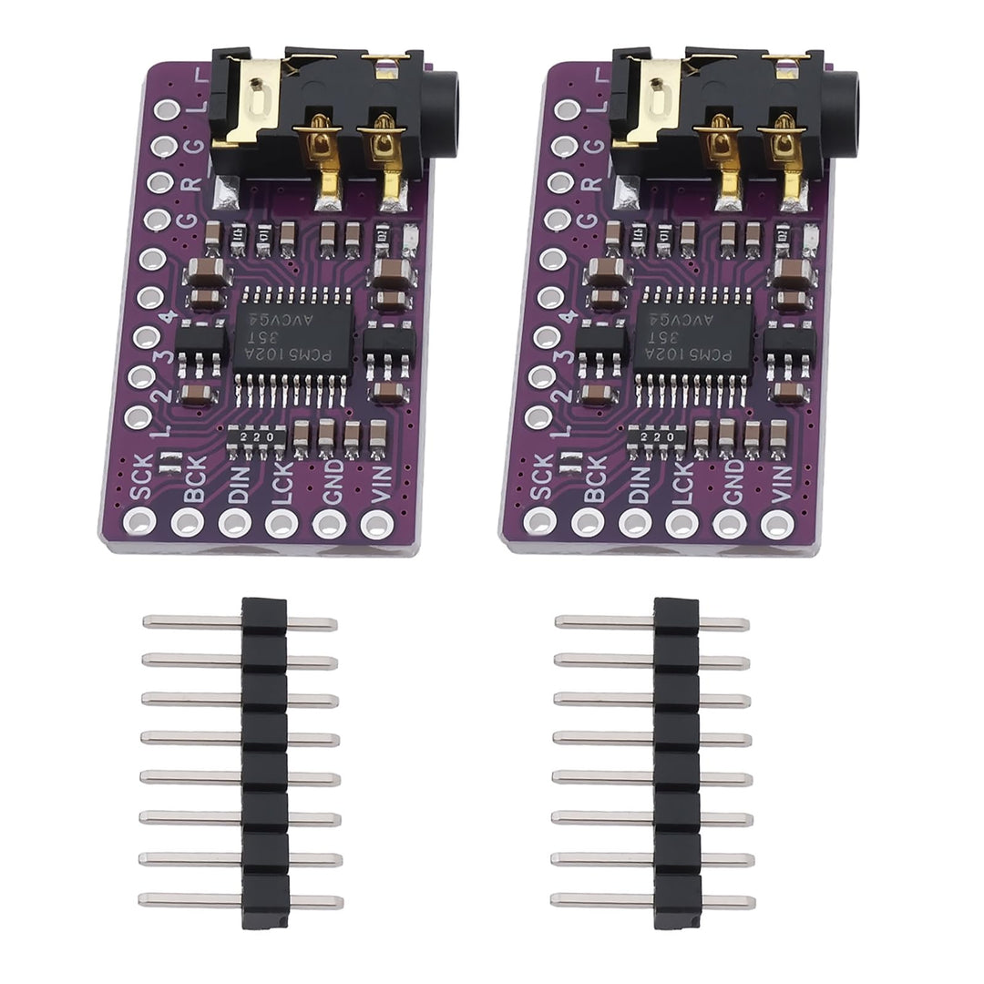 2 Stück GY-PCM5102 I2S DAC-Decoder I2S-Player Kompatibel mit Ardu-inos Kompatibel mit Raspberry Pi