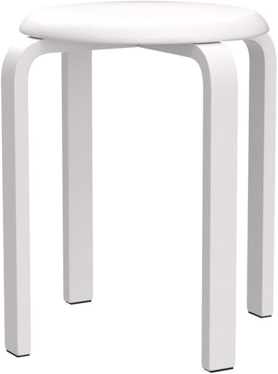 IBUYKE 4er Set Esszimmerhocker, Holzstapelstuhl mit Rutschfester Matte, Stapelhocker für Klassenzimm