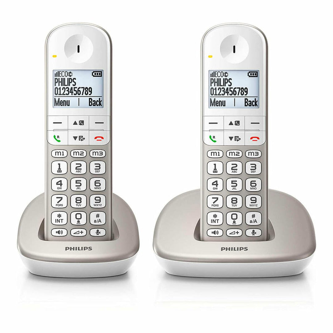 Philips TELÉFONO INALÁMBRICO XL4902S/34/ Pack Duo/Plata