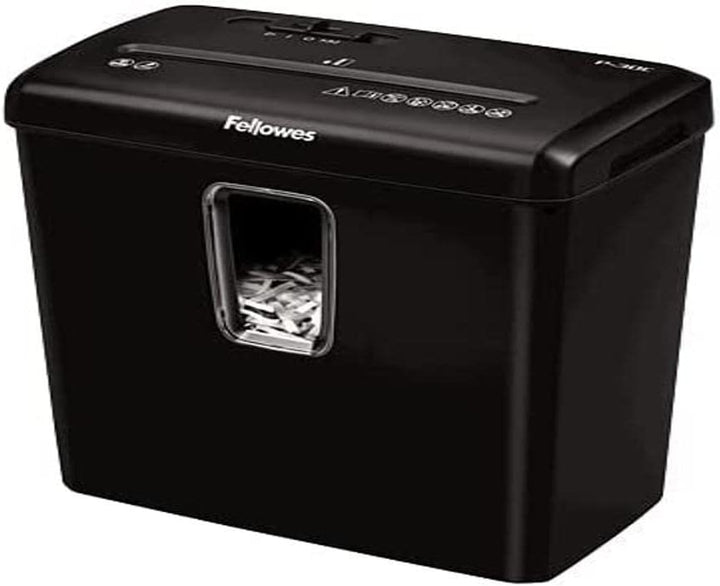 Fellowes 6008101 Powershred P-30C Aktenvernichter, Partikelschnitt, 22 cm, Schwarz
