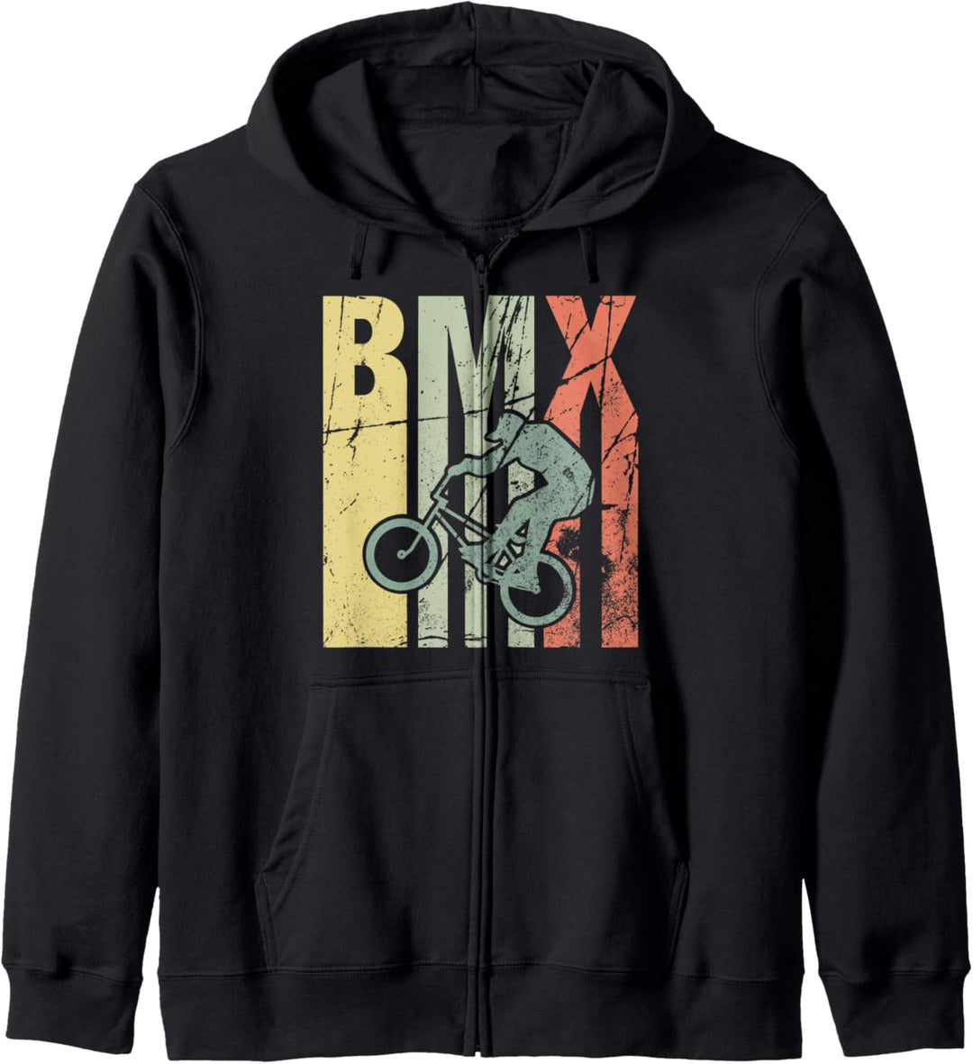Vintage Retro BMX Geschenk Idee Kapuzenjacke