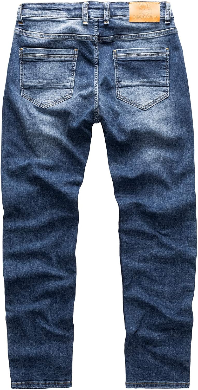 Indumentum Jeans Herren Slim Fit Hose Stretch 29W / 30L Blau - Is-300, 29W / 30L Blau - Is-300