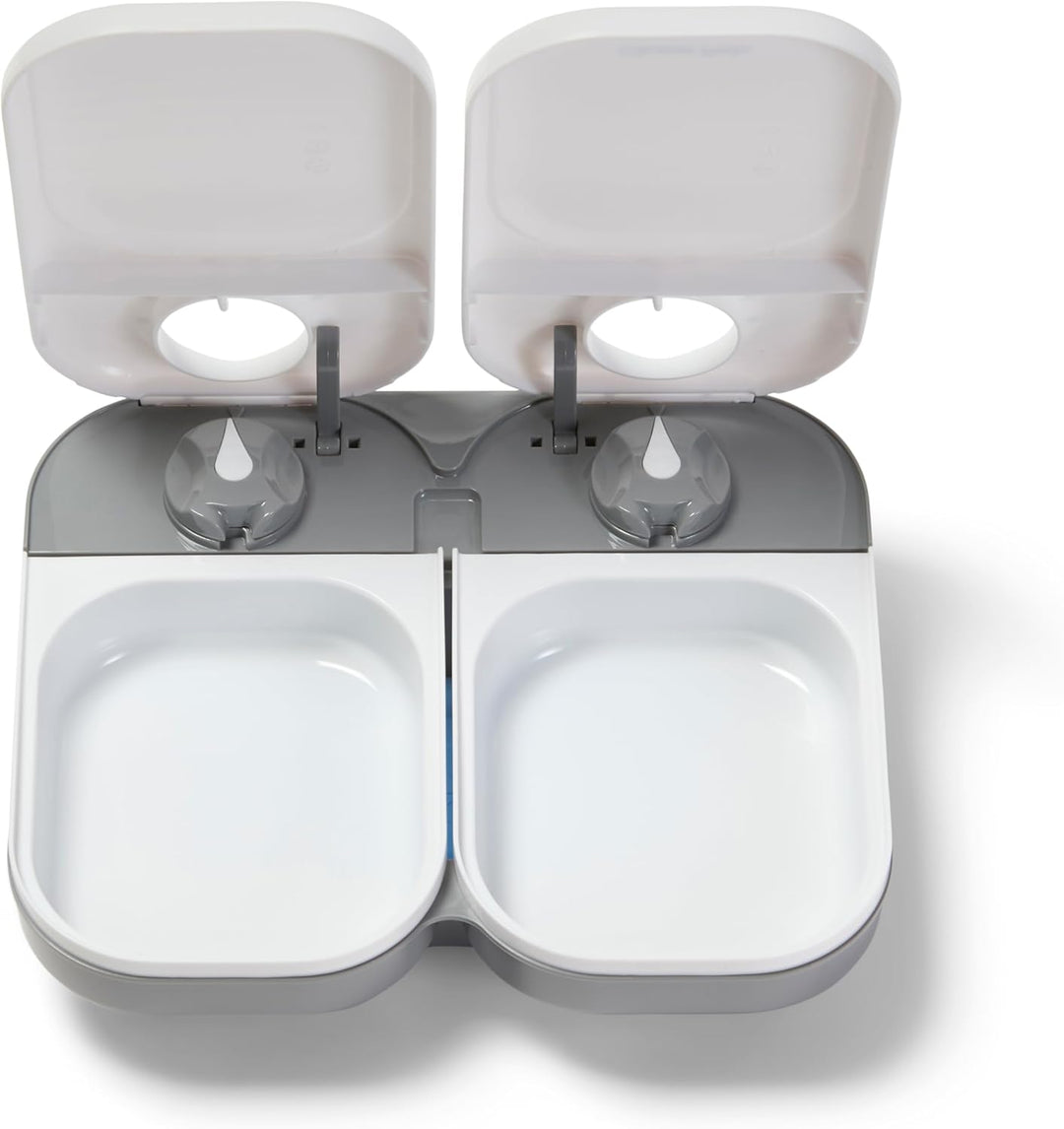 Closer Pets C200 Automatischer Futterspender für Katzen und kleine Hunde, mit Edelstahl-Futternapf-E