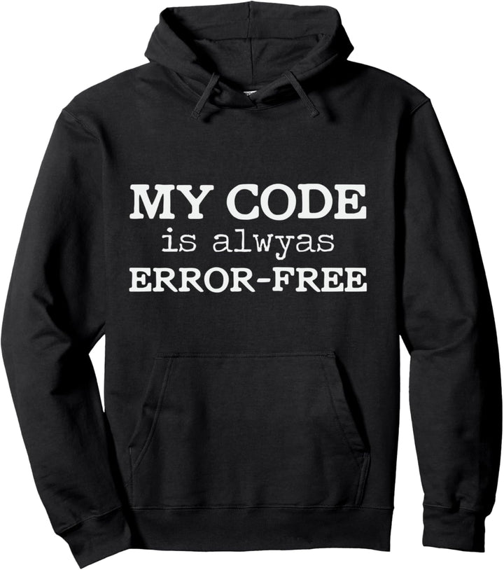 Fehlerfreier Code Witz Coder Informatik Programmierer Pullover Hoodie