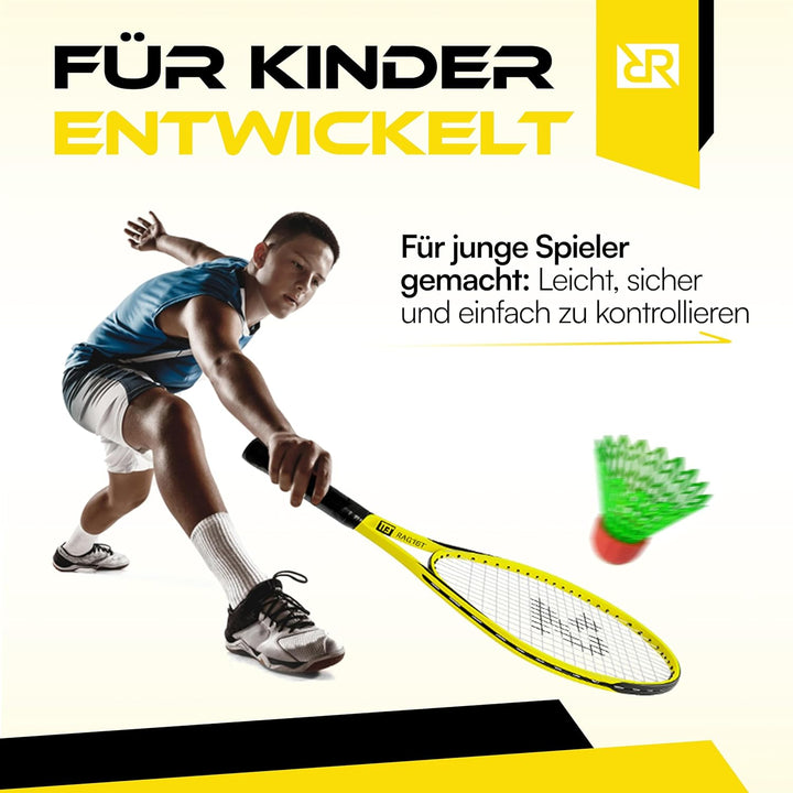 Rush Racket Crossminton Jugendset 4. Gelb, 4. Gelb
