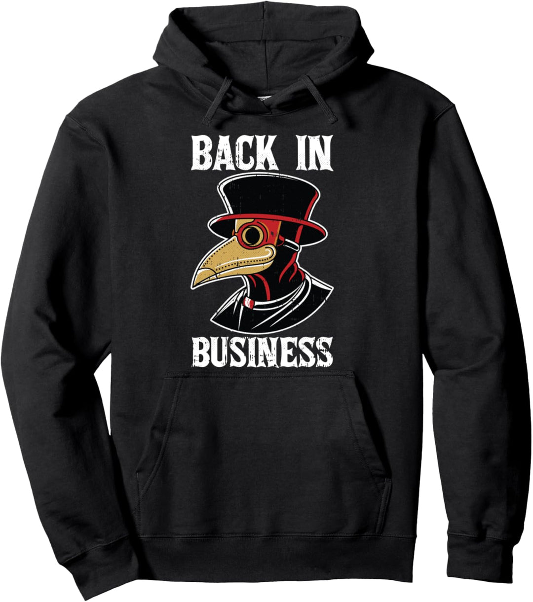 Back In Business Halloween Kostüm Mittelalter Pest Arzt Pullover Hoodie