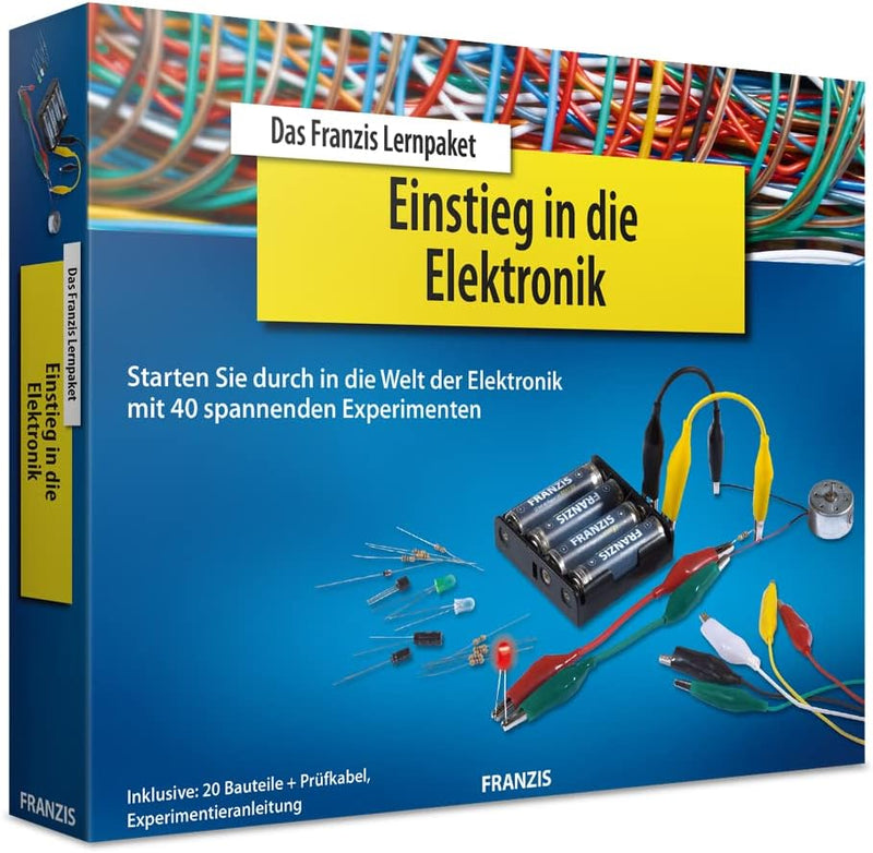 FRANZIS 65196 - Lernpaket Einstieg in die Elektronik - Spielend leicht Elektronik verstehen - empfoh