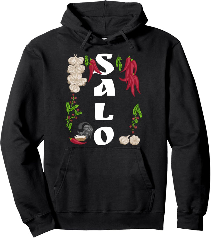 Salo - Ukrainisches Essen - Süsse ukrainische Vyshyvanka-Art Pullover Hoodie