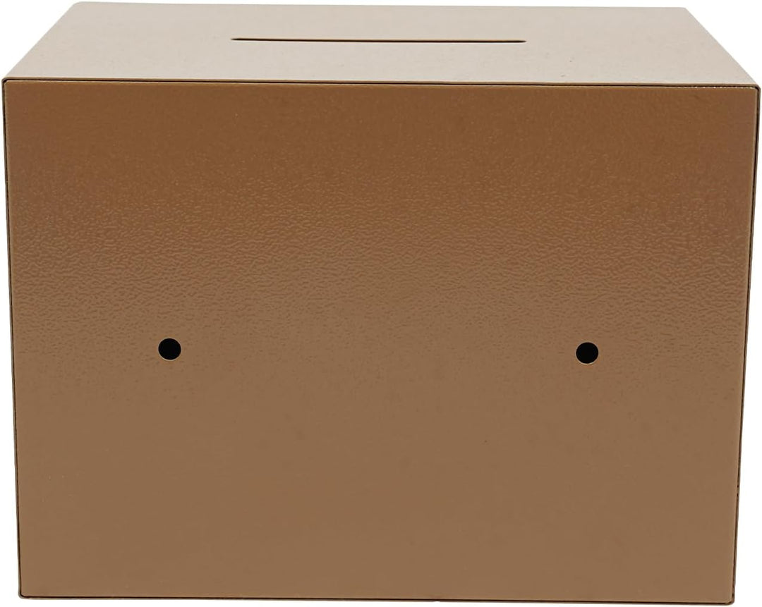 WooDerson Safe Tresor Möbeltresor, Geldtresor für Schränke mit Einwurfschlitz Kleine Tresorbox mit 3