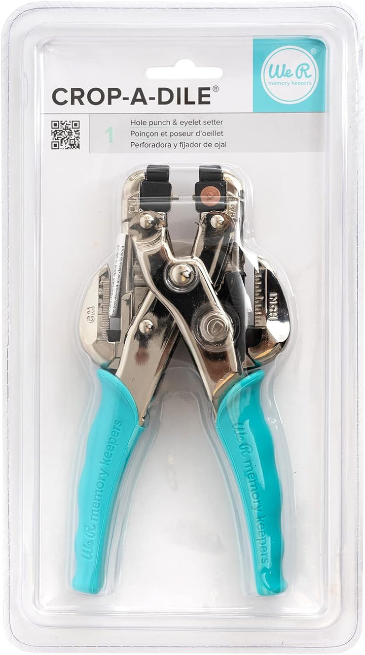 American Crafts We R Memory Keepers Bastelartikel, Platic, Blau We R Memory Keepers Crop-A-Dile Stan