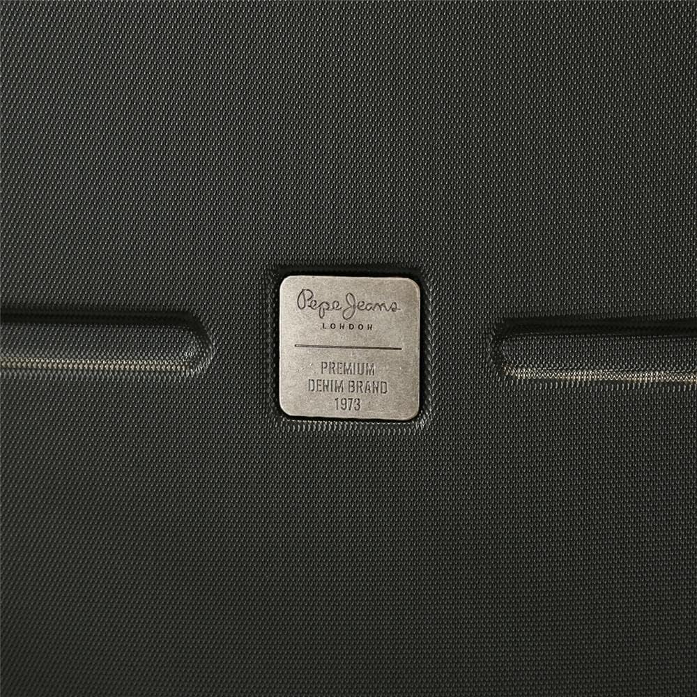 Pepe Jeans Chest Kabinentrolley, schwarz, 40 x 55 x 20 cm, starr, ABS-Verschluss, integriert, 37 l,