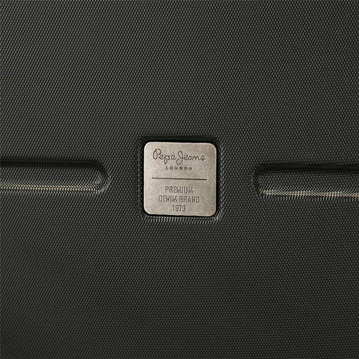 Pepe Jeans Chest Kabinentrolley, schwarz, 40 x 55 x 20 cm, starr, ABS-Verschluss, integriert, 37 l,