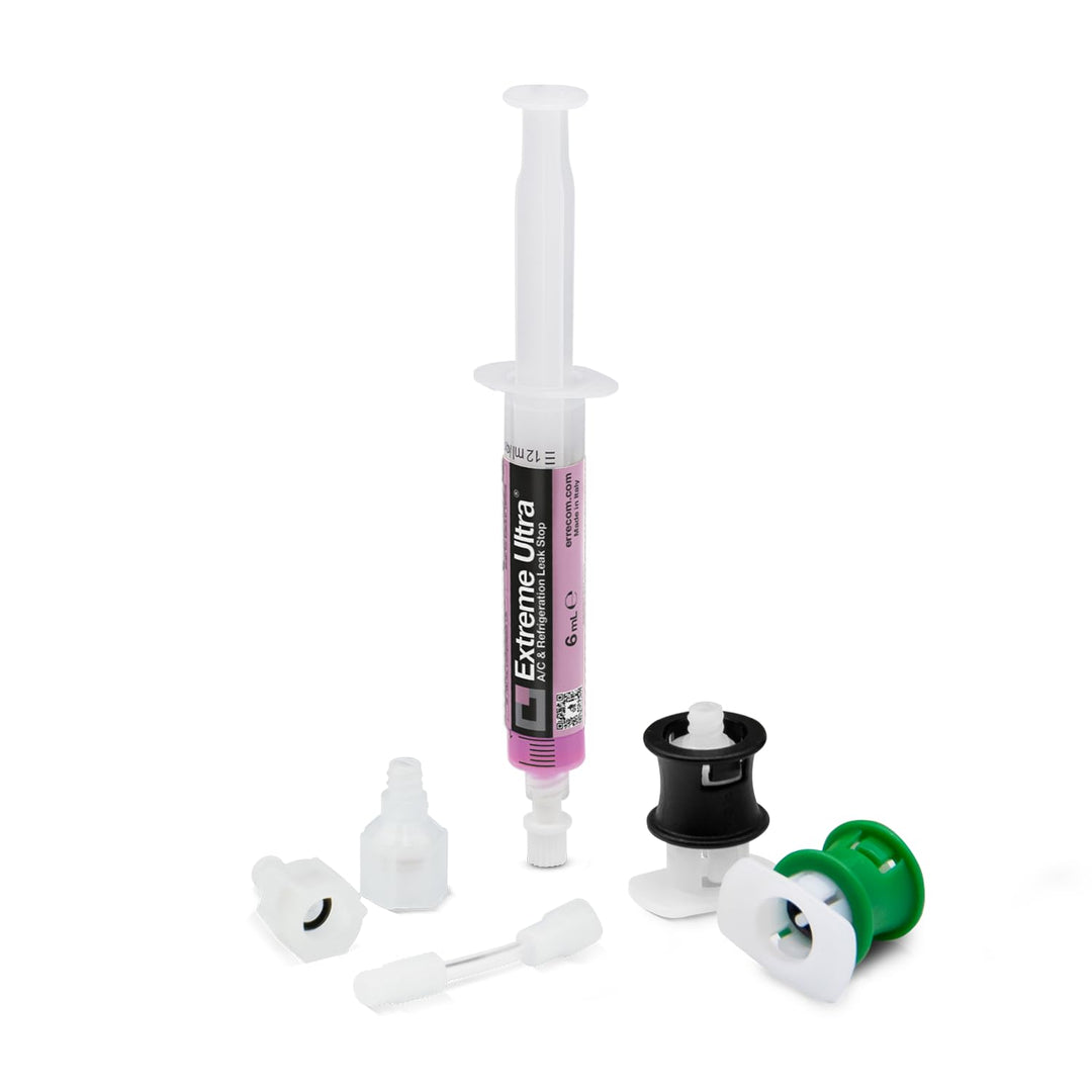 ERRECOM Extreme Ultra - 6 ml, Dichtungsmittel für Klimaanlagen und Kühlsysteme inklusive 1/4-und 5/1