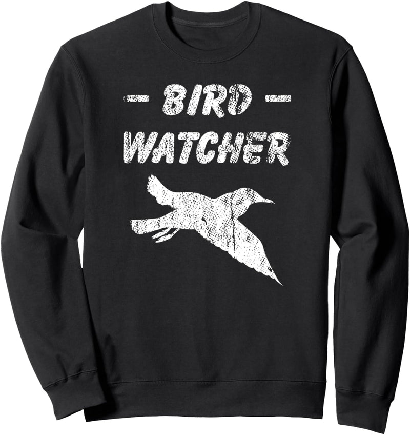 Bird Watcher Grunge Design Sweatshirt