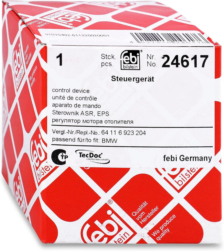 febi bilstein 24617 Steuergerät für Klimaanlage , 1 Stück Single, Single