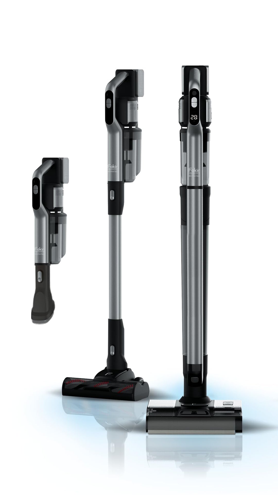 Fakir WD 9 Pure Clean 3in1 Nass- Trockensauger Akku, 400 Watt, Wischsauger, dualer Bürstenwalze, 180