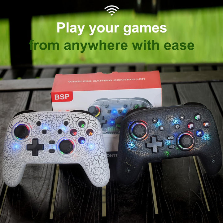 Joso Wireless Controller für PC/Switch/PS4/PS3, Smartphone Controller für iPhone/Android Unterstützt