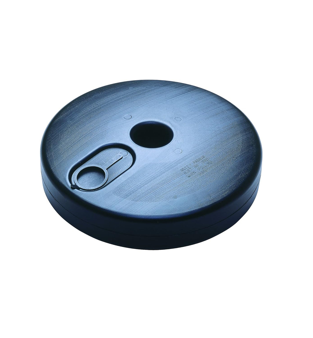 MORAVIA Kettenständer-Set aus Kunststoff mit befüllbarem Fuss, rot / weiss, 175.15.850