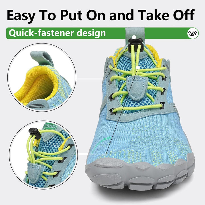 SAGUARO Herren Damen Barfussschuhe Wanderschuhe Traillaufschuhe Minimalistische Outdoor Wassersports