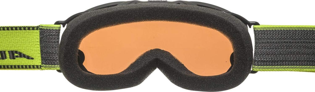 ALPINA Unisex Skibrille Skibrille (1er Pack) Einheitsgrösse black-neon yellow, Einheitsgrösse black-