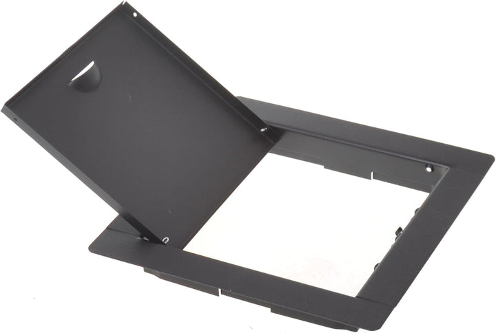 Aqbau® Revisionstür Schwarz Revisionsklappe Revision Wartungstür Metall Schnappverschluss (Einbaumas