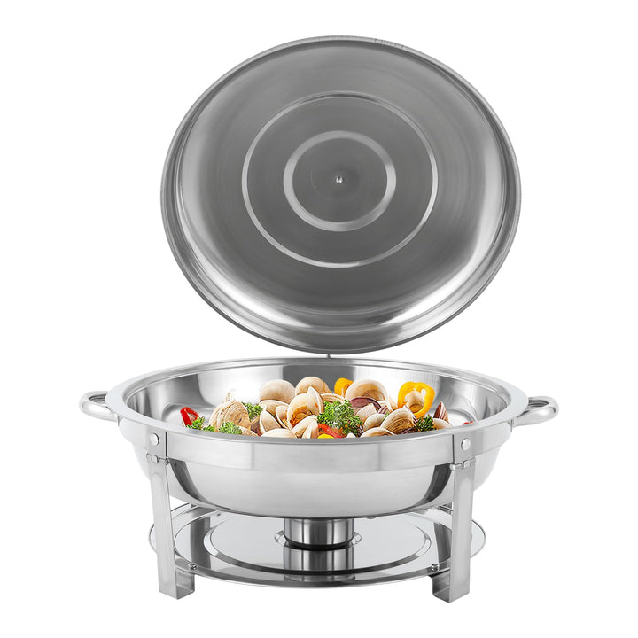 Spirituskocher 9L rund Hängedeckel Brenner für Buffet Hochzeit Catering | Warmhaltegerät, Speisewärm