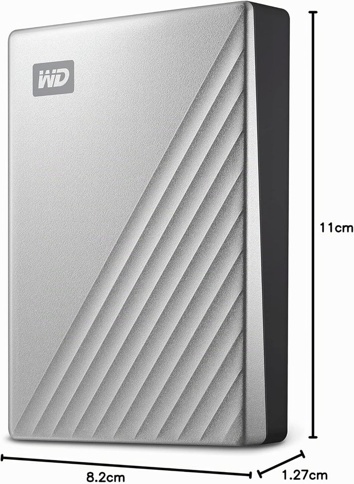 WD My Passport Ultra for Mac externe Festplatte 4 TB (mobiler Speicher, herunterladbare Software, Pa