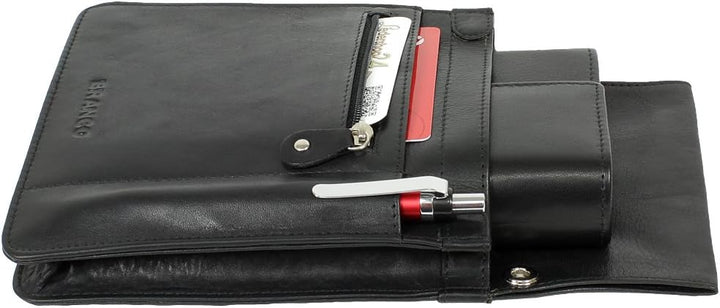 Ledershop24 XXL Profi Holster Halfter ECHT Leder KELLNERHOLSTER Gastronomie KELLNERTASCHE GÜRTELTASC