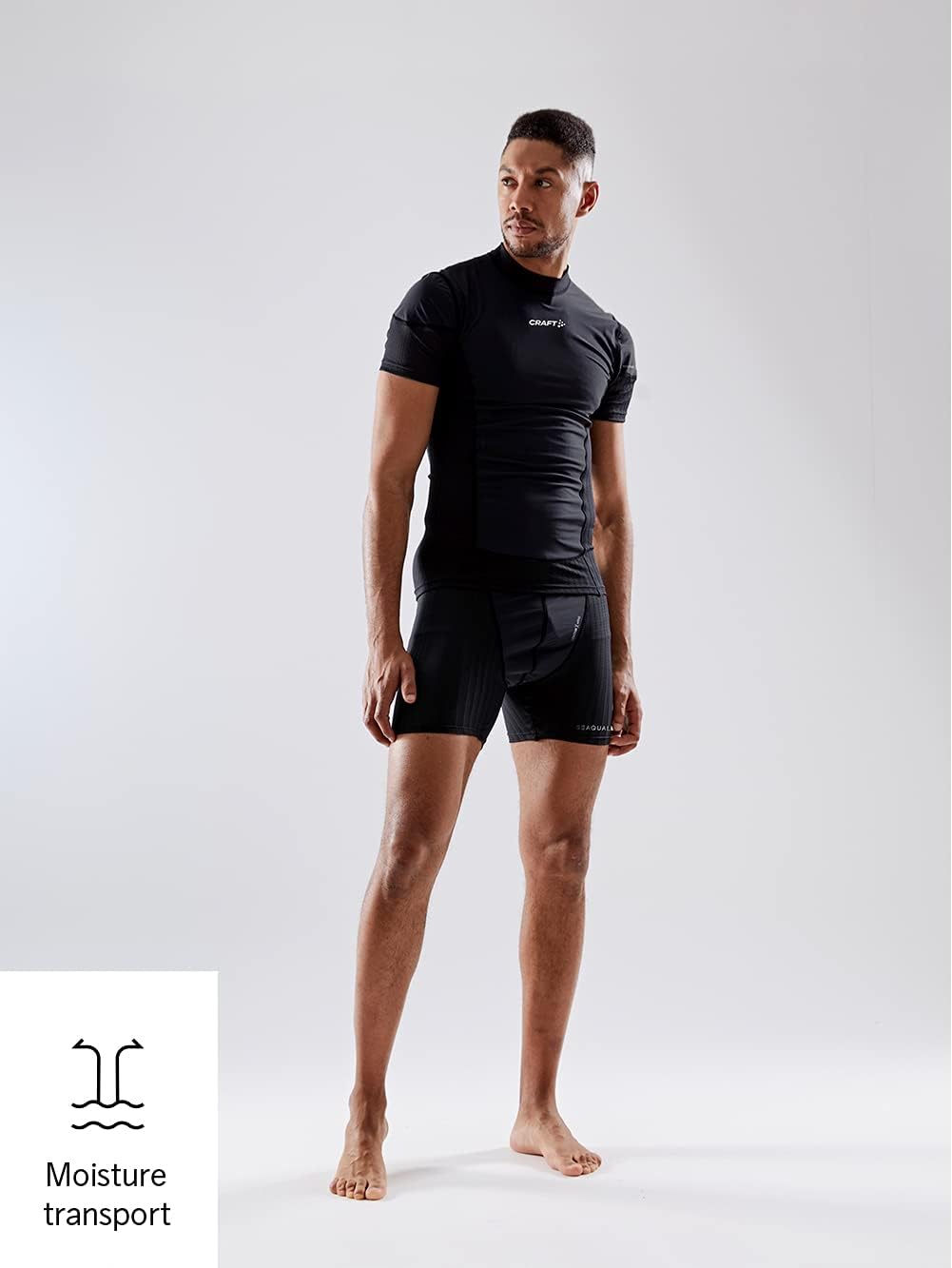 Craft Herren Active Extreme X Wind Boxer M Hose XXL Schwarz/Granit, XXL Schwarz/Granit