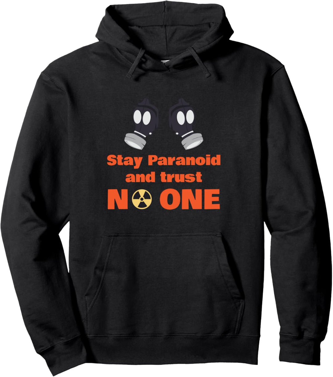 Prepper Survivalist Ausrüstung und Survival Kit Gasmaske Pullover Hoodie