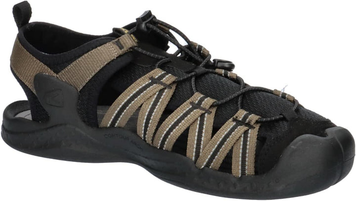 KEEN Herren Drift Creek H2 Sandalen 44 EU Dark Olive Black, 44 EU Dark Olive Black