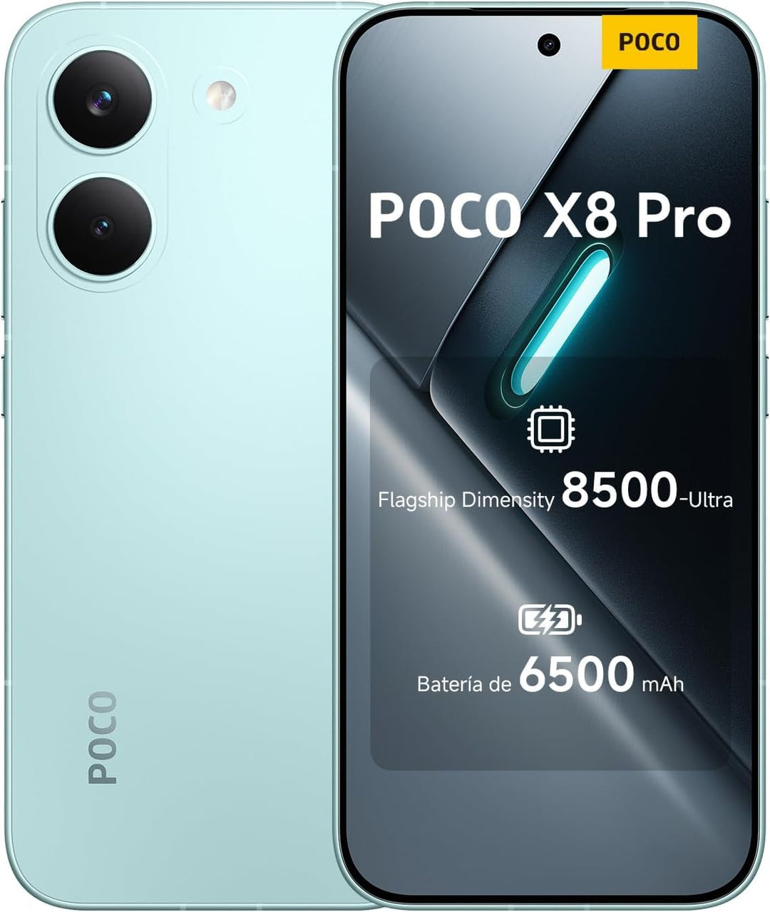 XIAOMI Poco X8 Pro Smartphone 8GB+256GB, Dimensity 8500-Ultra Prozessor, 6500mAh Akku, Ultra-helles