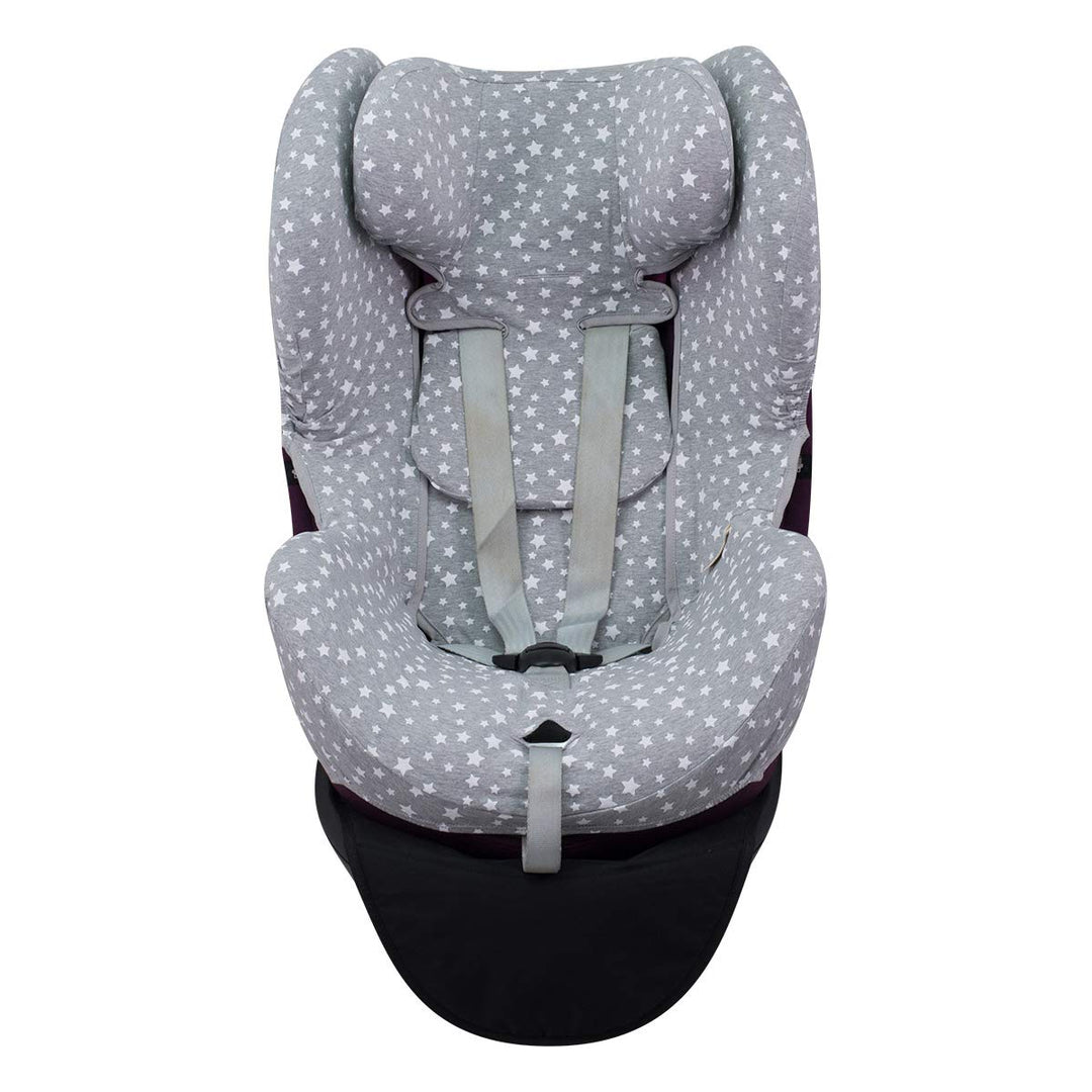 JYOKO KIDS Bezug kompatibel mit Cybex Sirona, Q I Size (WHITE STAR, SIRONA)