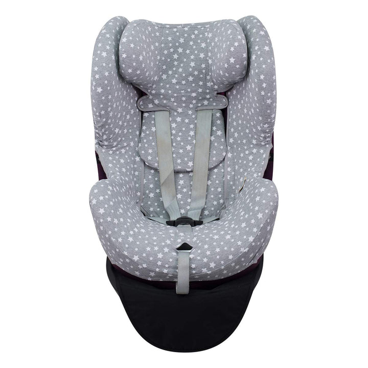 JYOKO KIDS Bezug kompatibel mit Cybex Sirona, Q I Size (WHITE STAR, SIRONA)