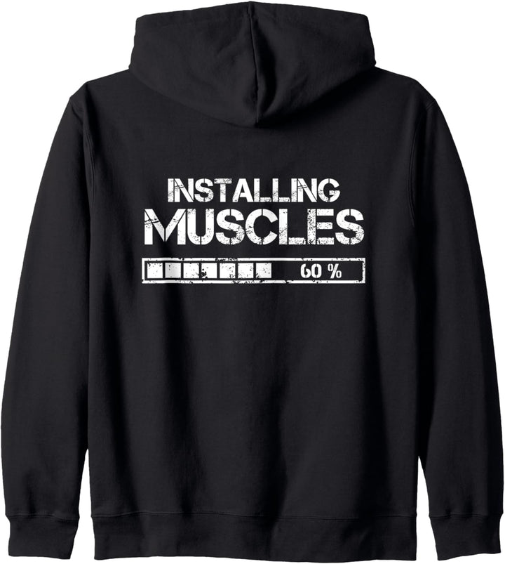 Installing Muscles Fitness Kapuzenjacke