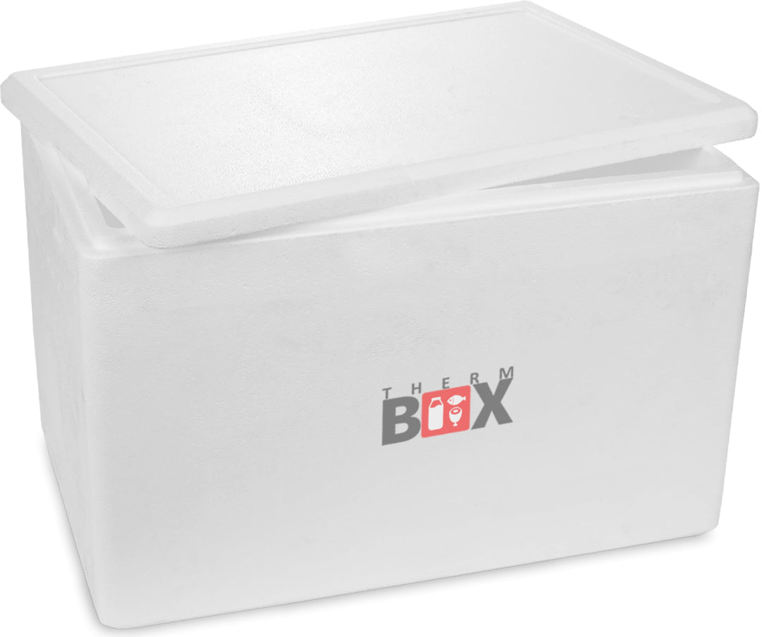 THERM BOX Styroporbox 37L bis 83L Verschiedene Grössen Isolierbox Thermobox Kühlbox Warmhaltebox Wie
