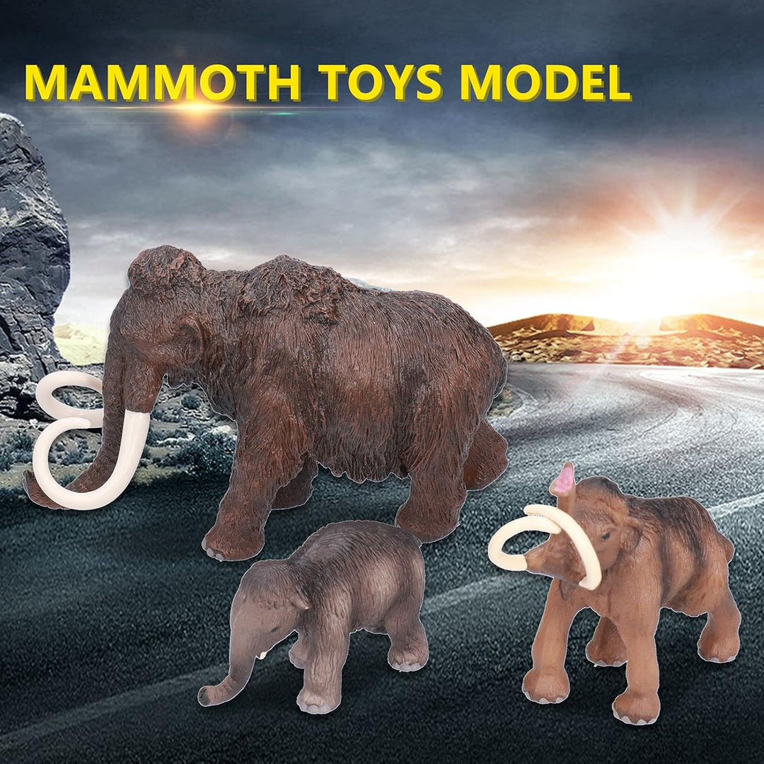 Tnfeeon Mammut Spielzeug Modell, simulierte Tiere Figur Geschenk handbemalt für Dekoration für Tiers