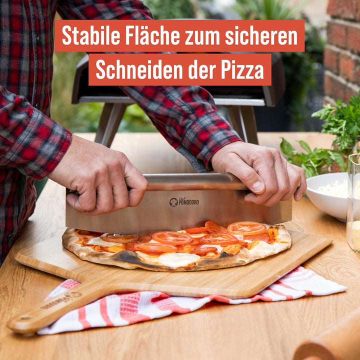 Chef Pomodoro 40,6 cm Bambus Pizzaschieber Holz Pizzaschieber 16 Zoll Hausgemachte Holz Pizzaschiebe