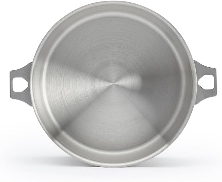 DeBuyer Kasserolle-Bratentopf, Edelstahl, Silber, 28 cm 27.9 x 20.1 x 10.9 cm, 27.9 x 20.1 x 10.9 cm