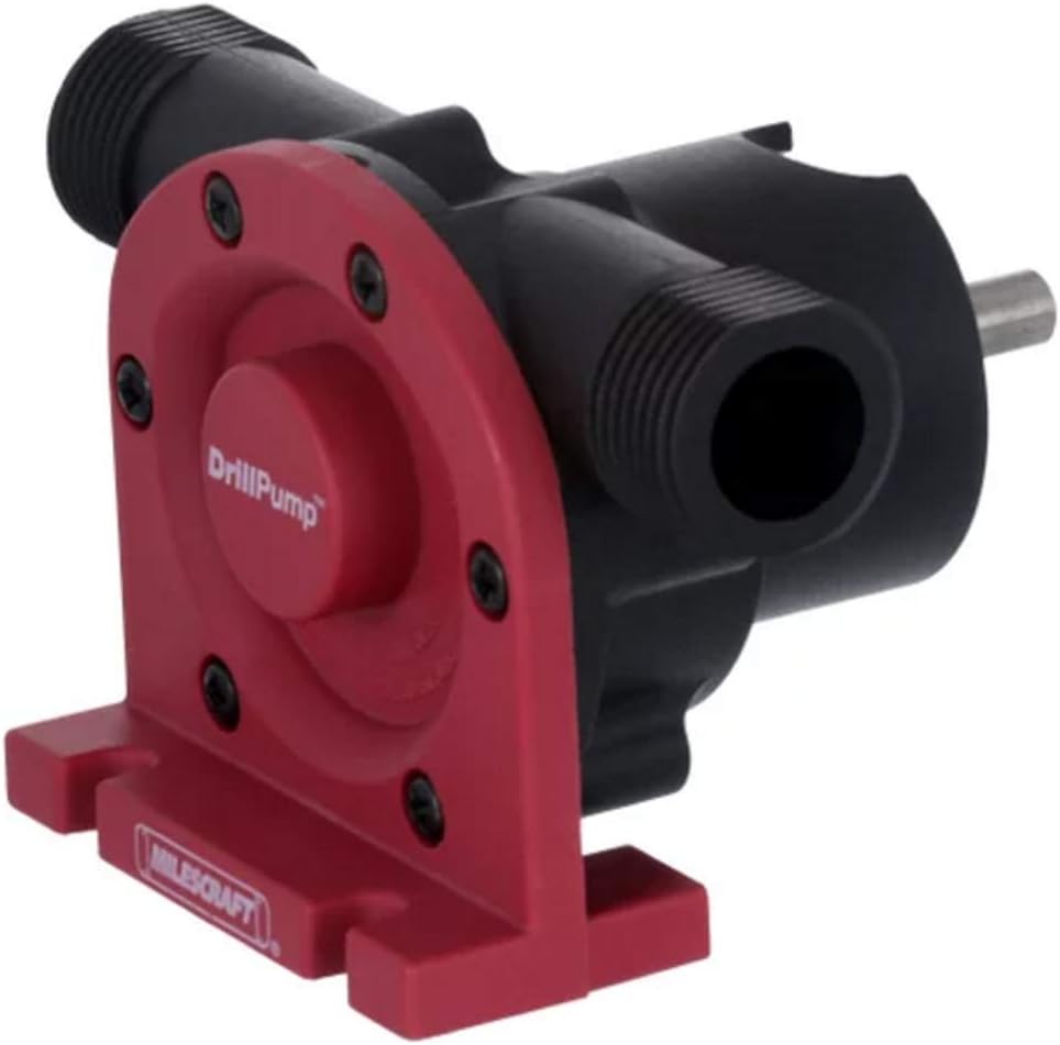 Milescraft 1314 selbstansaugende Bohrmaschinen Pumpe 3000 l/h – Wassertransferpumpe – für Pools, Gär