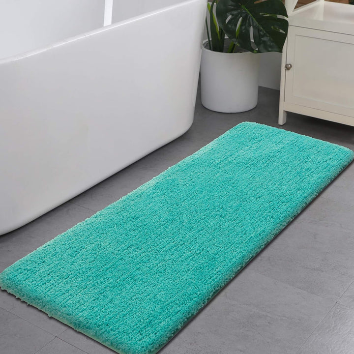 SFLXO Badematte 120cm x 70cm rutschfest-Badvorleger Maschinenwaschbar Anti-Rutsch Badteppich Weich W